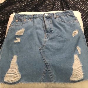 Blue Jean mini skirt